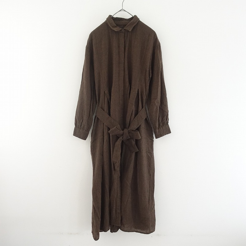 最終SALEメゾンドソイル　カシュクール　ロングワンピース　羽織り　サイズ2 最終SALEメゾンドソイル カシュクール ロングワンピース 羽織り