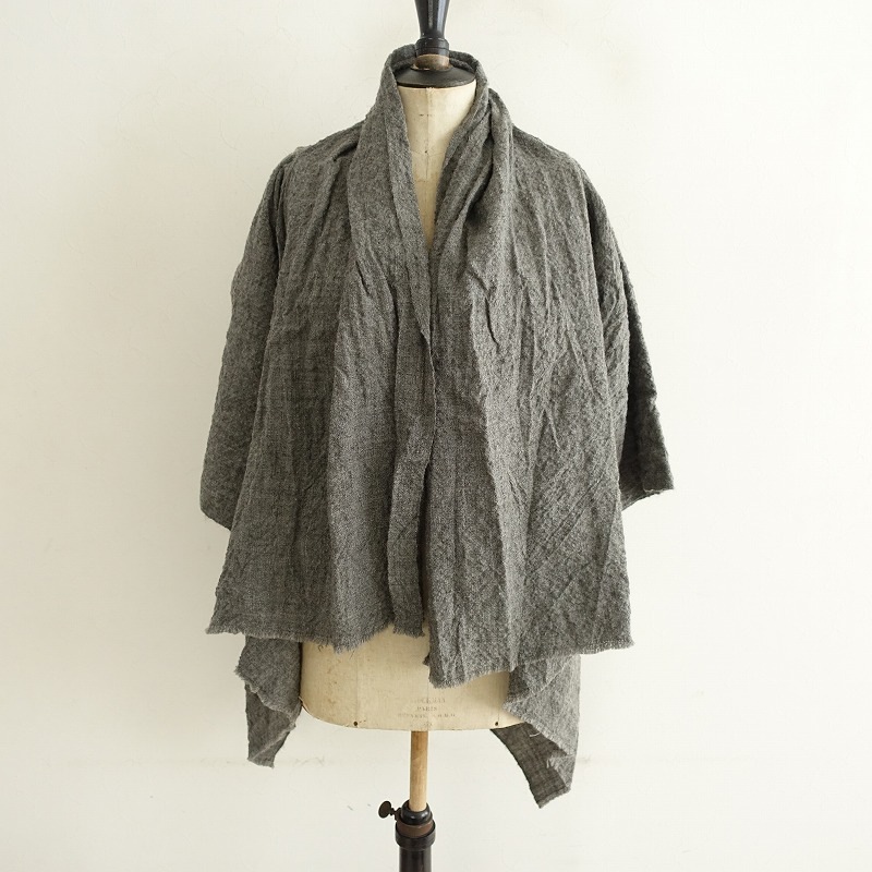 定価5.2万】ヤエカコンテンポ YAECA CONTEMPO 51954 WOOL PONCHO