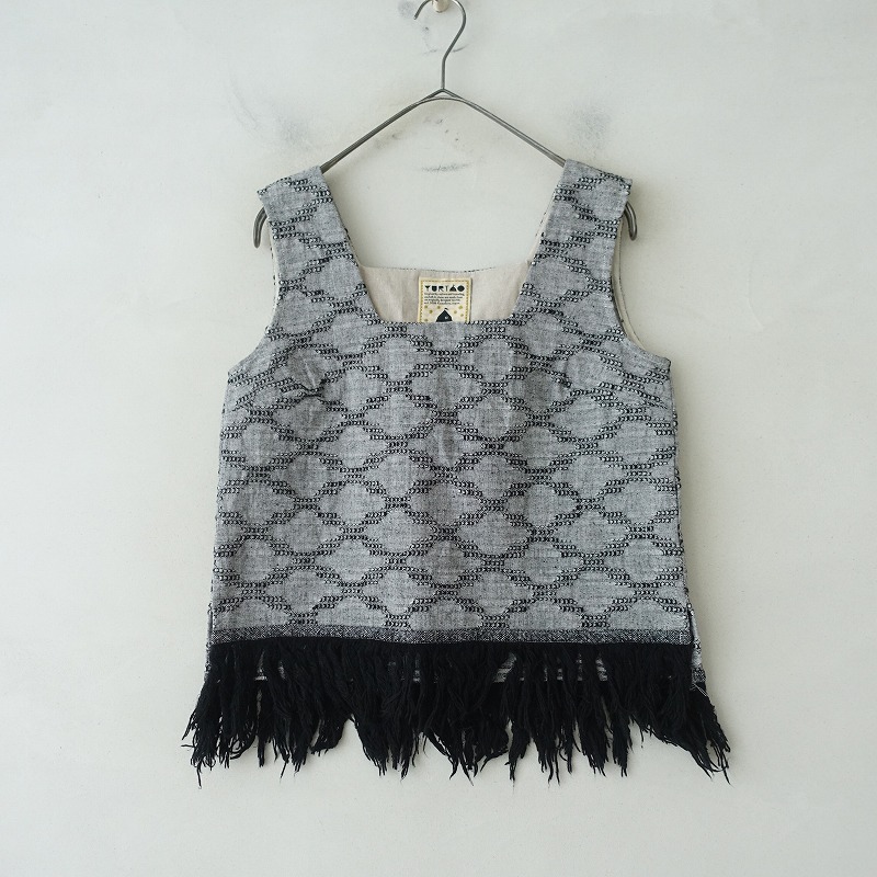 ミナペルホネン mina perhonen choucho 刺しゅうエプロン - (25