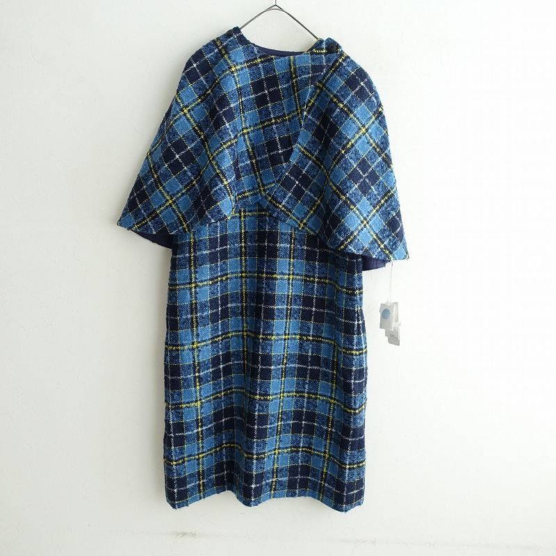 minä perhonen チェック柄長袖ワンピース mina perhonen mina perhonen tartan ワンピース - ミナ