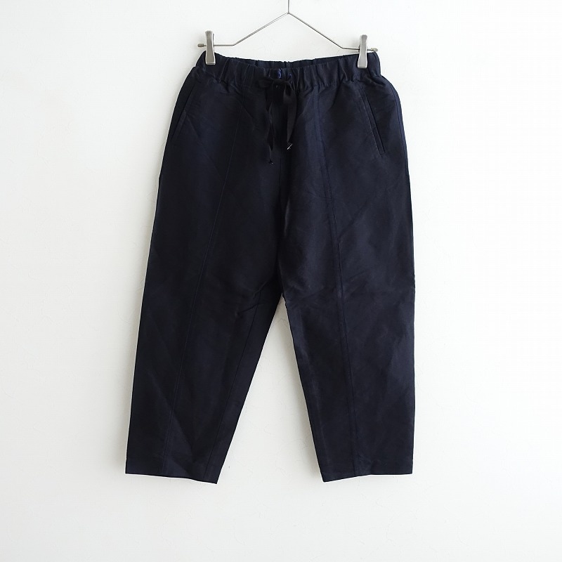 染】サキ saqui テーパードリボンパンツ 38 (34-2509-35)【31J52