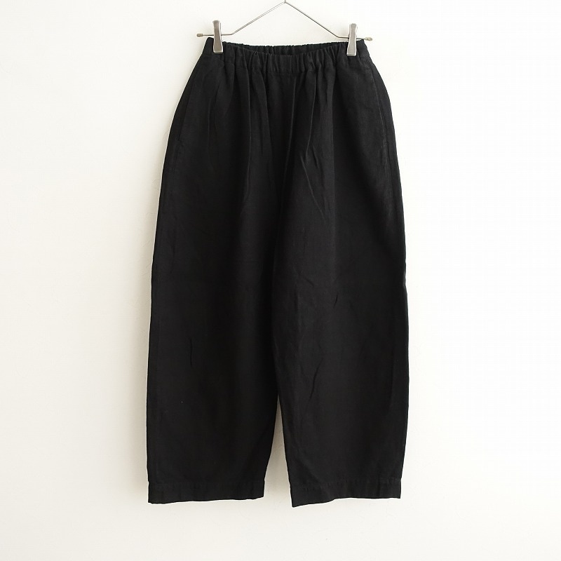 saqui テーパードリボンパンツ　黒　34 テーパードリボンパンツ - SAQUI - weeksdays