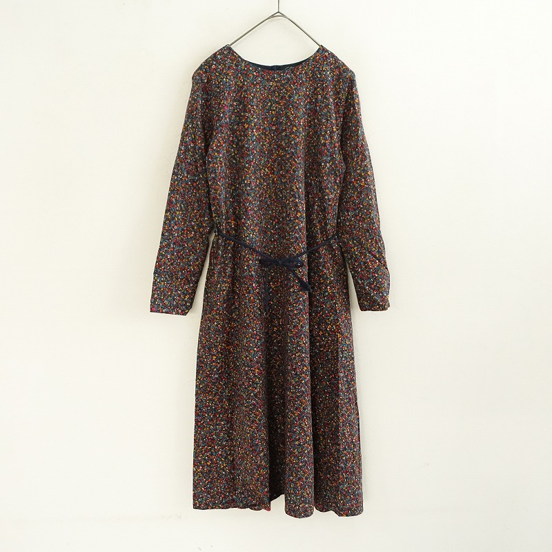 Pal'las Palace コットン花柄ワンピース　Aライン　サイズ3 定価3.8万】パラスパレス Pal'las Palace 万花柄ワンピース 2 (33-2509