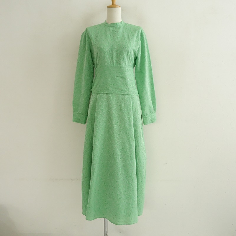 2024/SS/定価3.0万】クラネ CLANE 2wayジャガードワンピース 1 (33