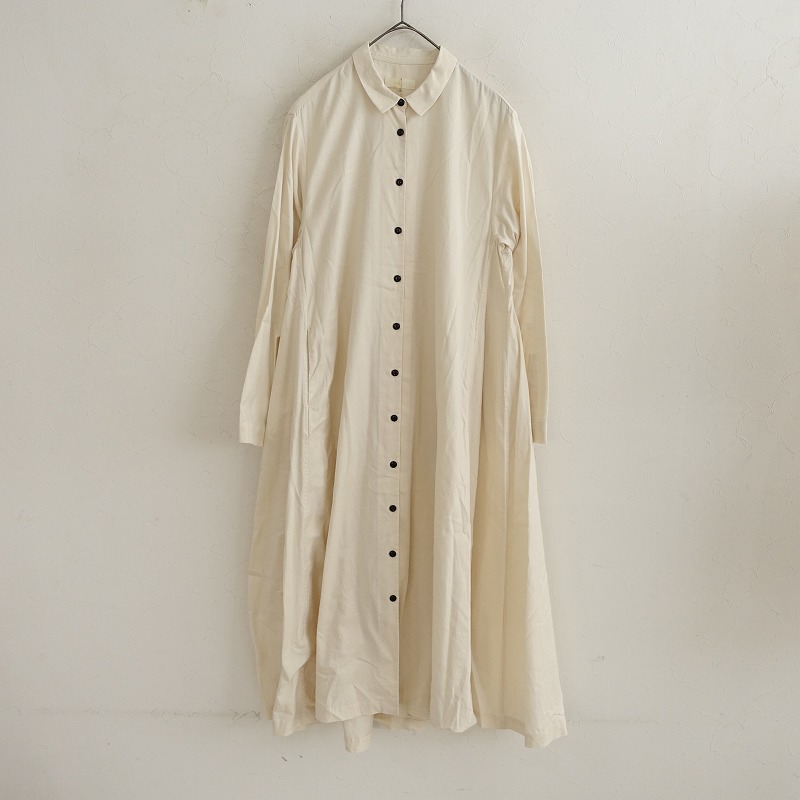 susuri ビッグコットンワンピース 21-302 サイズ4 シャツ Vネック