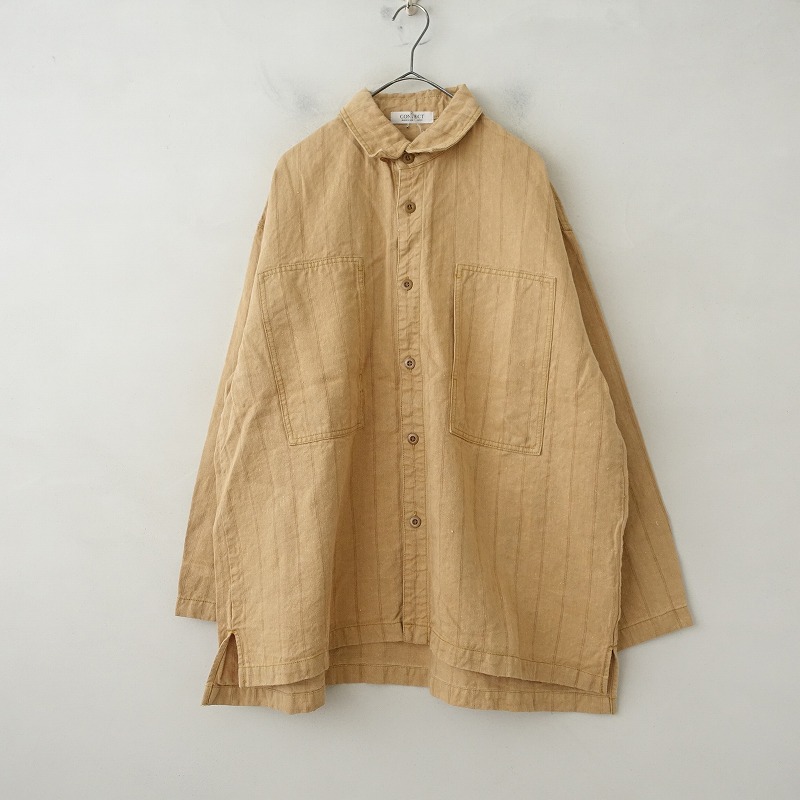 ミナペルホネン　メンズ　シャツ　Lサイズ　nami ミナペルホネン メンズ シャツ Lサイズ nami ミナペルホネン