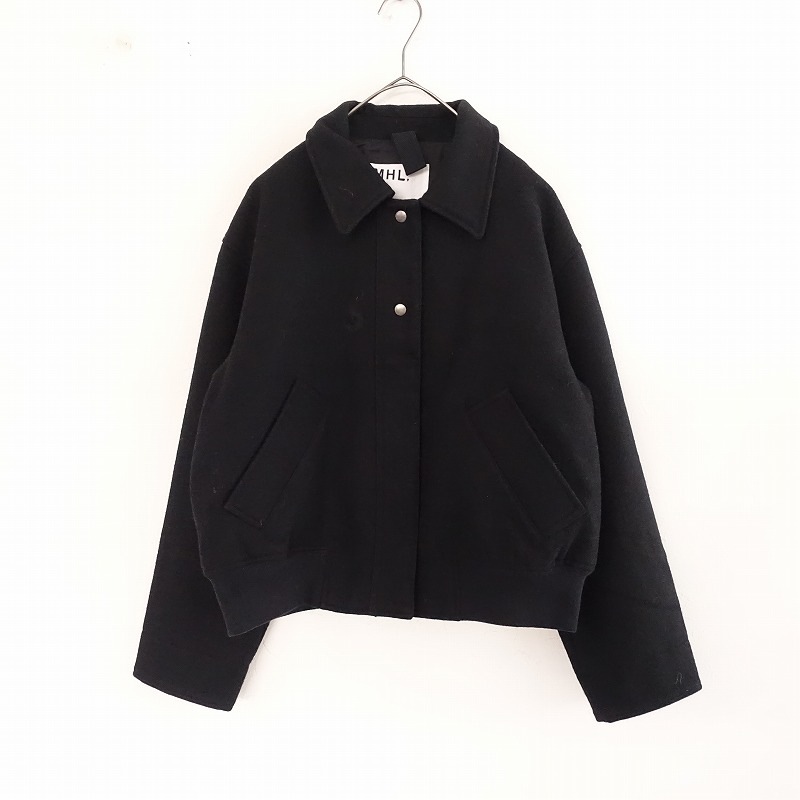 未使用2023 マーガレットハウエル コットンウール丸襟コート 7万 新品 2023 マーガレットハウエル 丸襟 ウール コットン ミドル