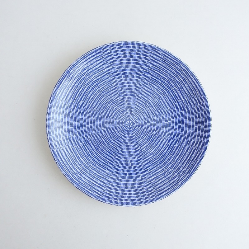 アラビア　アベック　26㎝　旧ロゴ 北欧】旧ロゴ/アラビア ARABIA 24h Avec アベックプレート 26cm ブルー