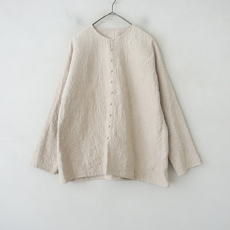 ヨーガンレール　シルクリネンフエルトベスト　未使用品 カーディリネンツイルのレディスベスト / ヨーガンレール