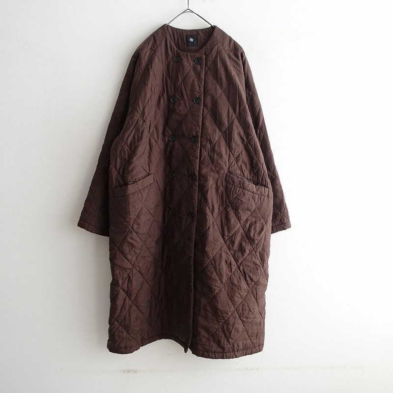 メゾンドソイル maison de soil キルティングシルクコート 2 (jk27