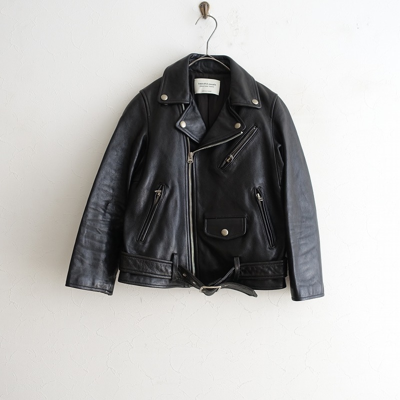�����9.4���ۥӥ塼�ƥ��ե�ԡ��ץ� beautiful people vintage leather riders jacket  130 (jk2-2509-381)��02J52��