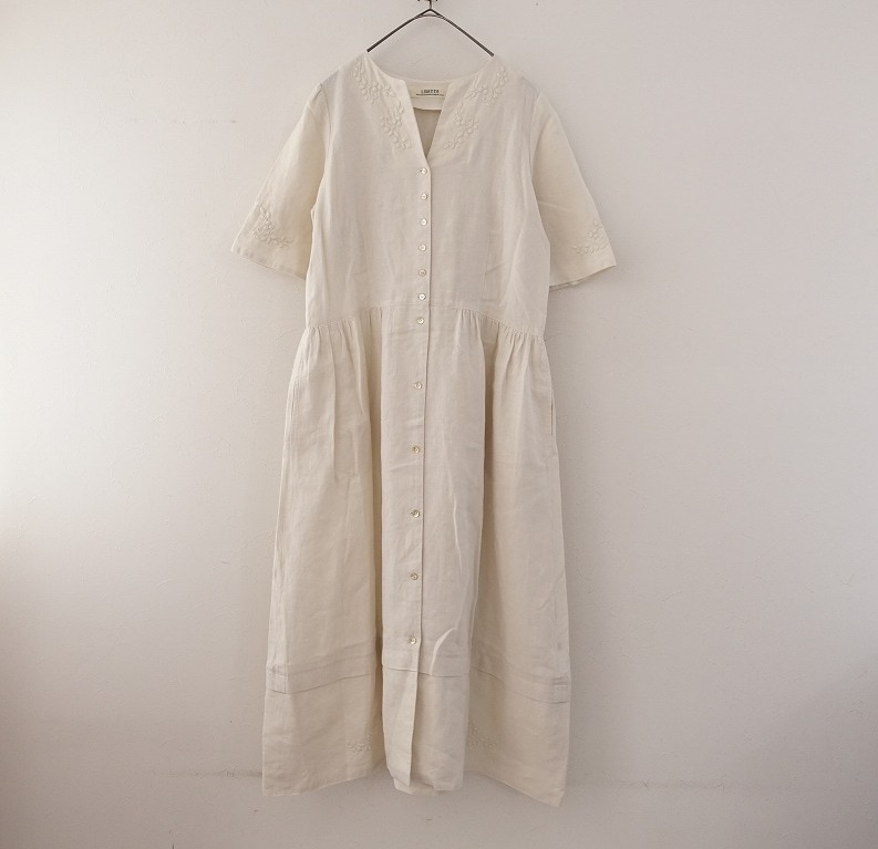 【レア美品】リゼッタ スリップドレス コットンリネン レア美品】リゼッタ スリップドレス コットンリネン レア美品