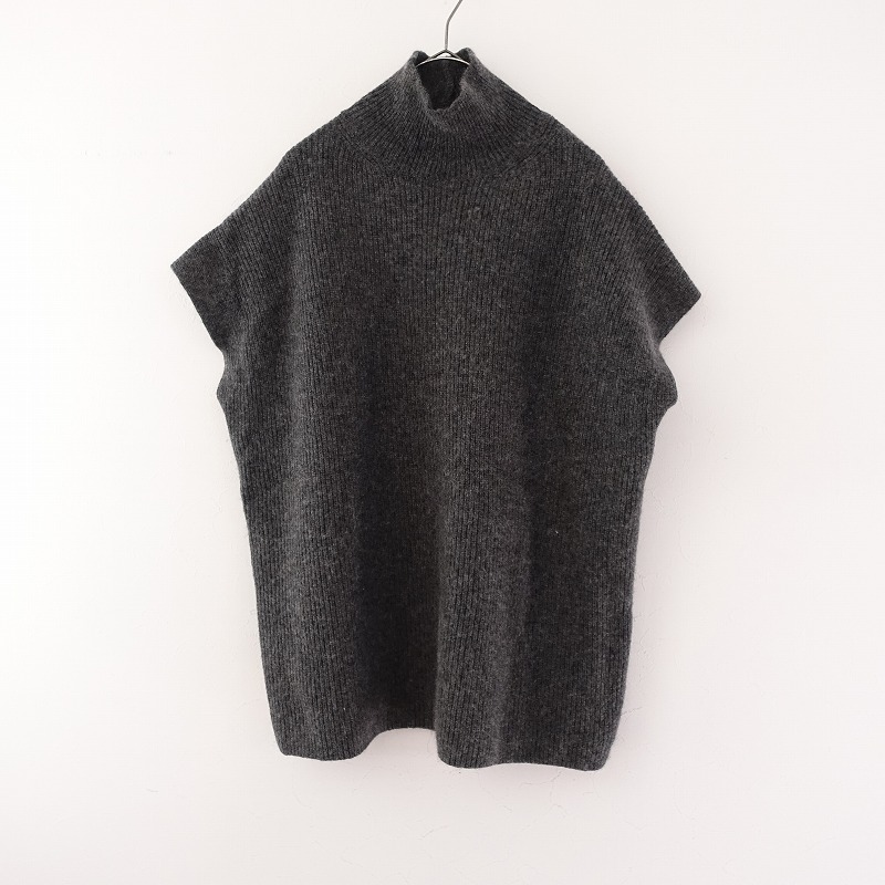 evam evaエヴァムエヴァ　カシミヤ　セーブル　ニット　ベスト □（e233k117） / evam eva(エヴァムエヴァ) /cashmere sable vest