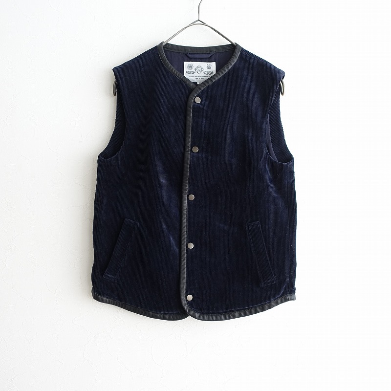 オールドマンズテーラー R&D.M.Co- コーデュロイ前開きベスト S (j4