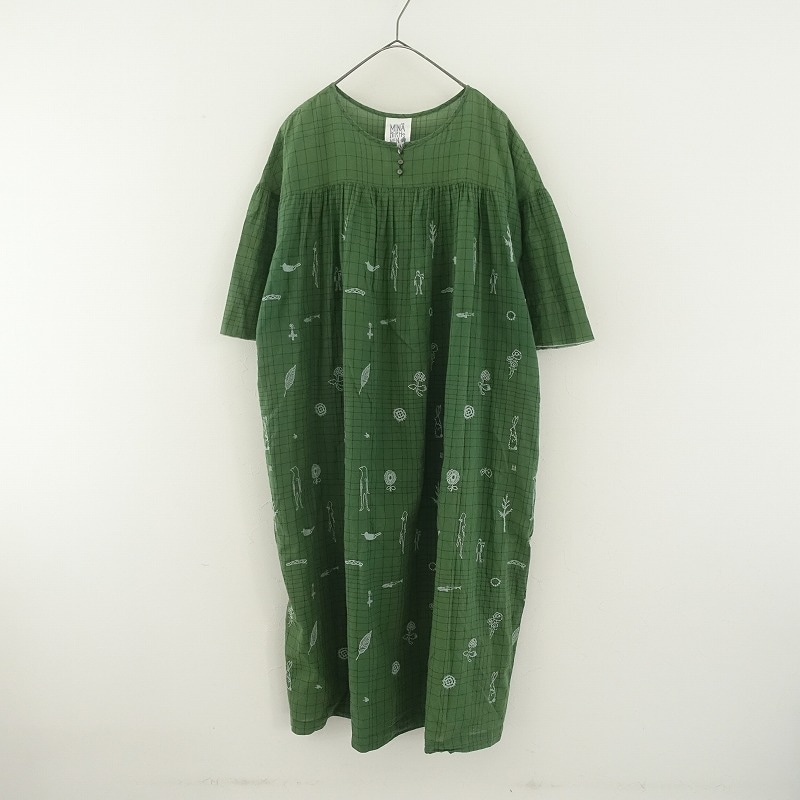 mina perhonen 新品　GO! ランドリーワンピース　サイズ40 定価5.7万】ミナペルホネンランドリー mina perhonen laundry