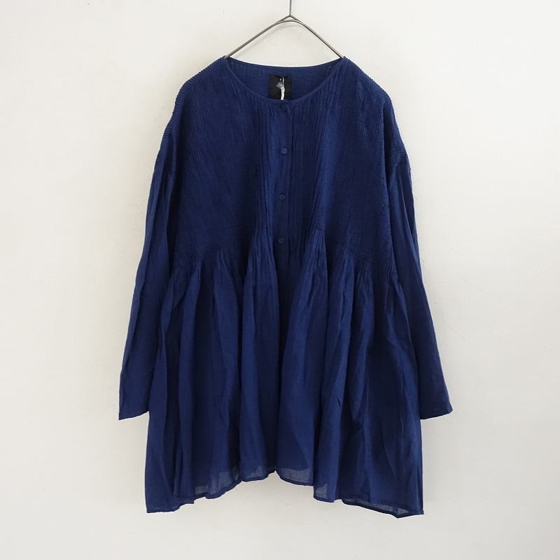 /2025SS/3.5ۥ᥾ɥ maison de soil 80s ORGANIC STRIPE CREW-NECK SHIRT  2 (25-2509-728)42J52