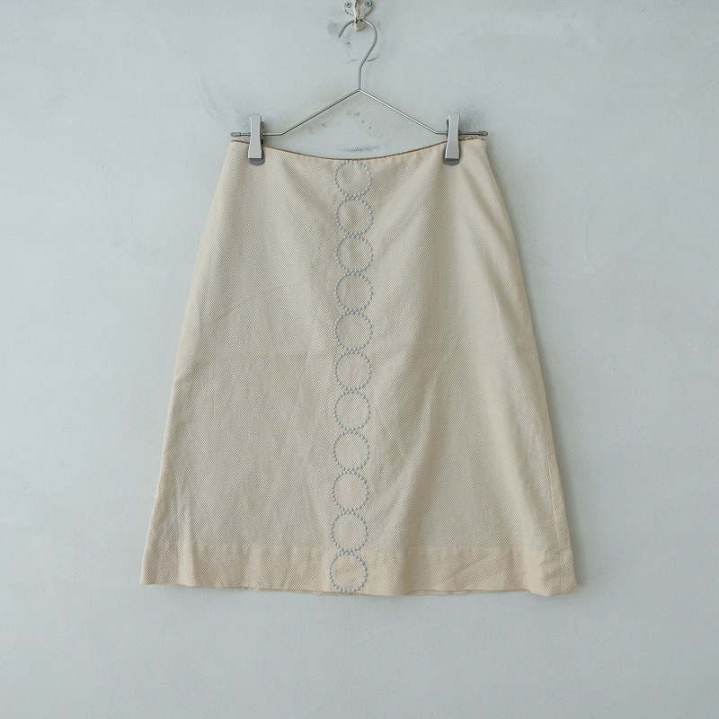 mina prhonenミナペルホネン  circle スカート 難あり ミナペルホネン mina perhonen forest ring ウールスカート 38 (sk27