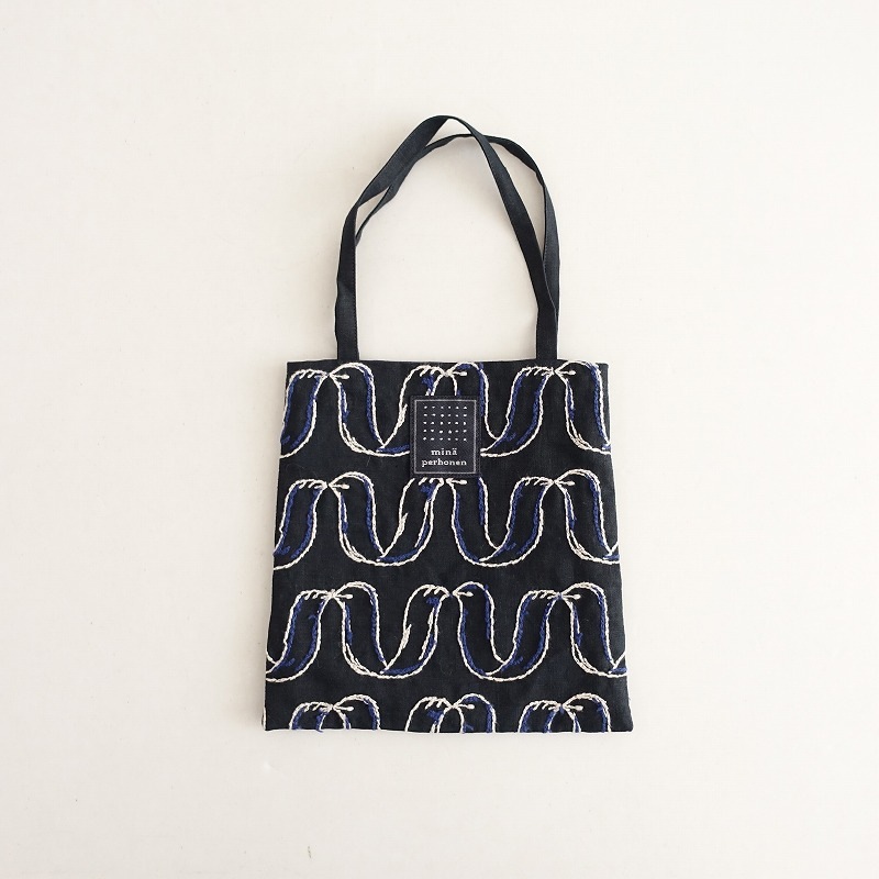 ミナペルホネン/mina perhonen/BIRDミニバッグ新品未使用 美品】ミナペルホネン mina perhonen ribbon bird minibag ミニバッグ