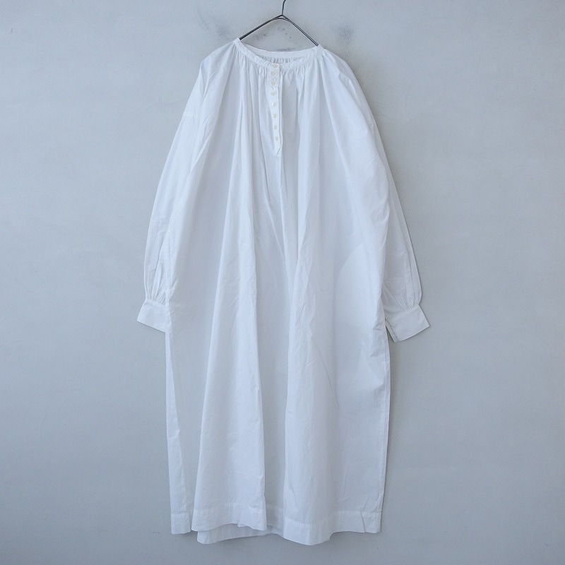 Gauze#/ コットンアンティークチャーチスモックワンピース 定価2.6万】ガーゼ Gauze# アンティークチャーチスモックワンピース