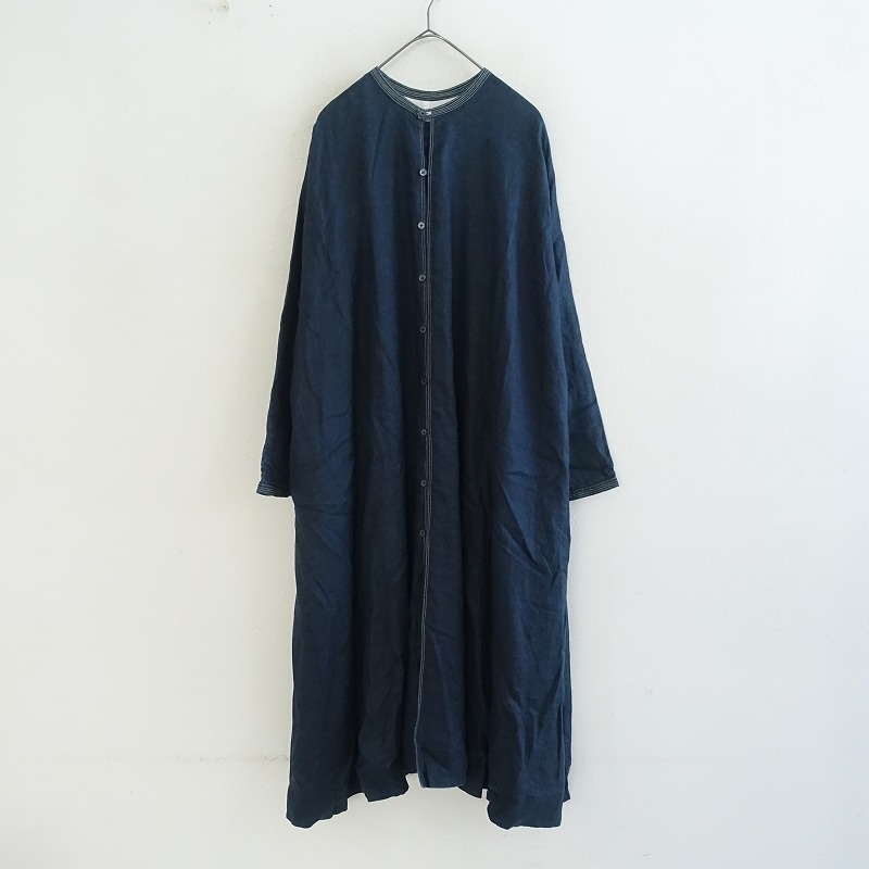 5.9ۥڡ S/P STASTNY PRODUKT INDIGO LINEN HAORI  FREE (jk27-2510-9)10K52