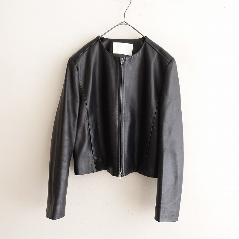 定価8.0万】ボールジー BALLSEY ラムレザージップアップブルゾン 36 