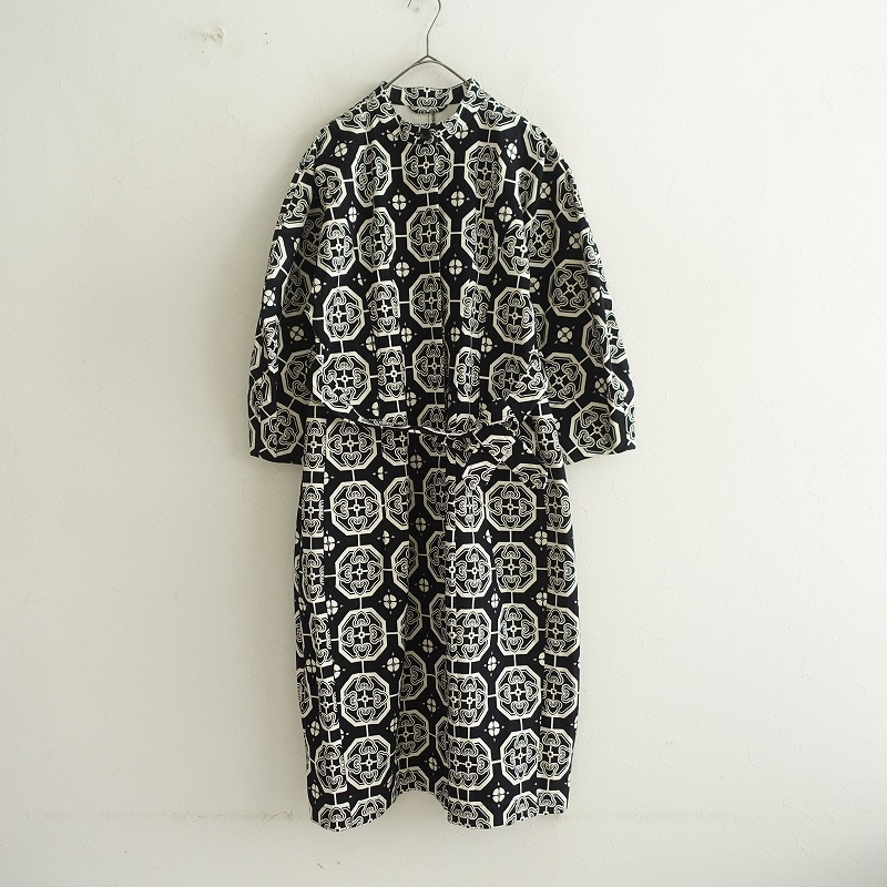 美品】ネイティブヴィレッジ NATIVE VILLAGE コットン総柄コート (jk33