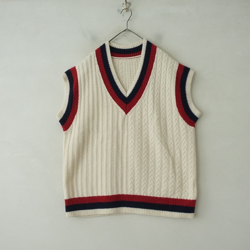 さろこ　　ネストローブ　ニットベスト ShetlandWoollen】ニットベスト｜nest Robe / CONFECT ONLINE SHOP