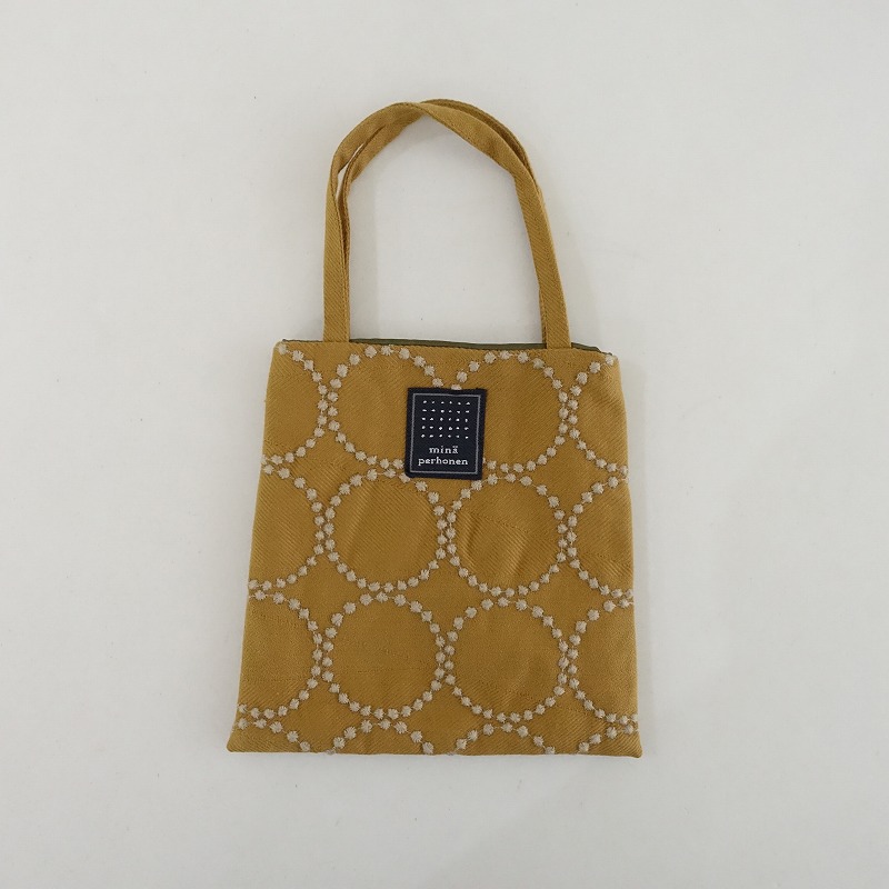 美品】ミナペルホネン mina perhonen tambourine うずらバッグ (ba84