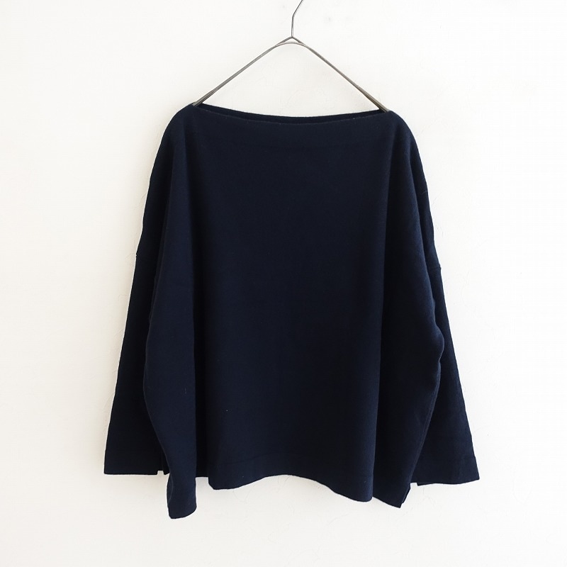 DANIELA GREGIS ダニエラグレジス ワイドシルエット ウール ニットプルオーバー /ブラック 黒 トップス【2400013290029】 美品】 DANIELA GREGIS / ダニエラグレジス | ウール ニット ロング