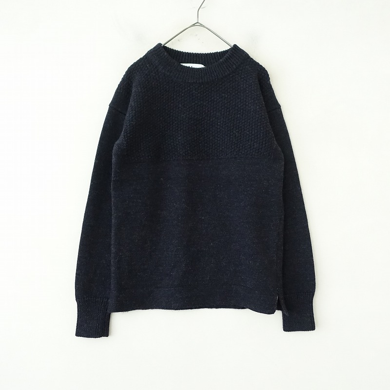 マーガレットハウエル MHL. ウールクルーネックニットプルオーバー M