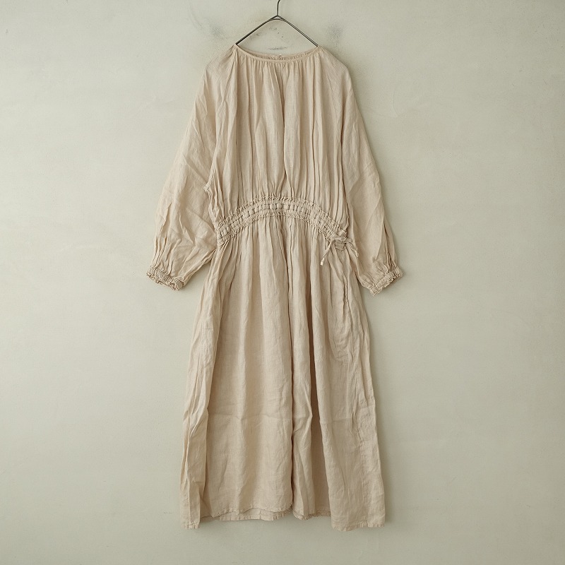 ネストローブ nest Robe リネンシャーリングロングワンピース - (1