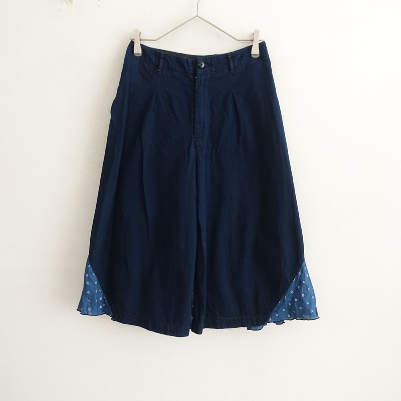 キャピタル KAPITAL 切替インディゴパンツ 0/XS (33-2510-170)【80K52