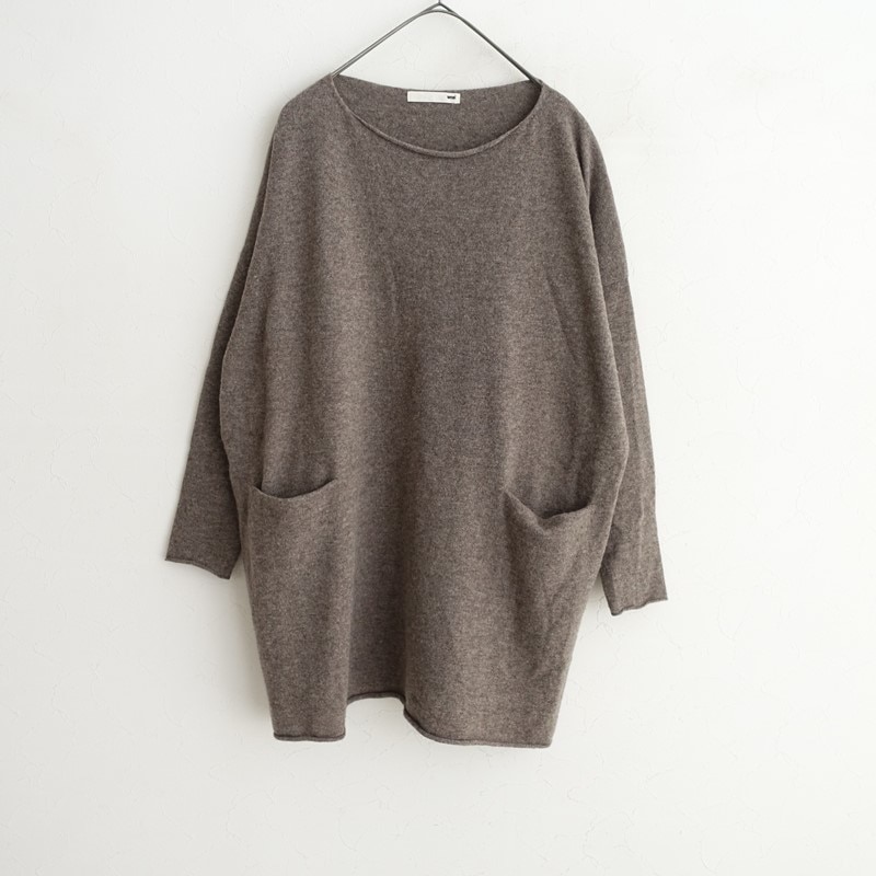 エヴァムエヴァ evam eva カシミヤ　シルク混ニット　プルオーバー エヴァムエヴァ evam eva カシミヤ シルク混ニット プルオーバー evam