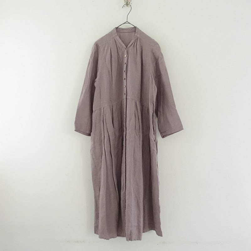 ネストローブ nest Robe リネンVネックワンピース - (1-2510-96