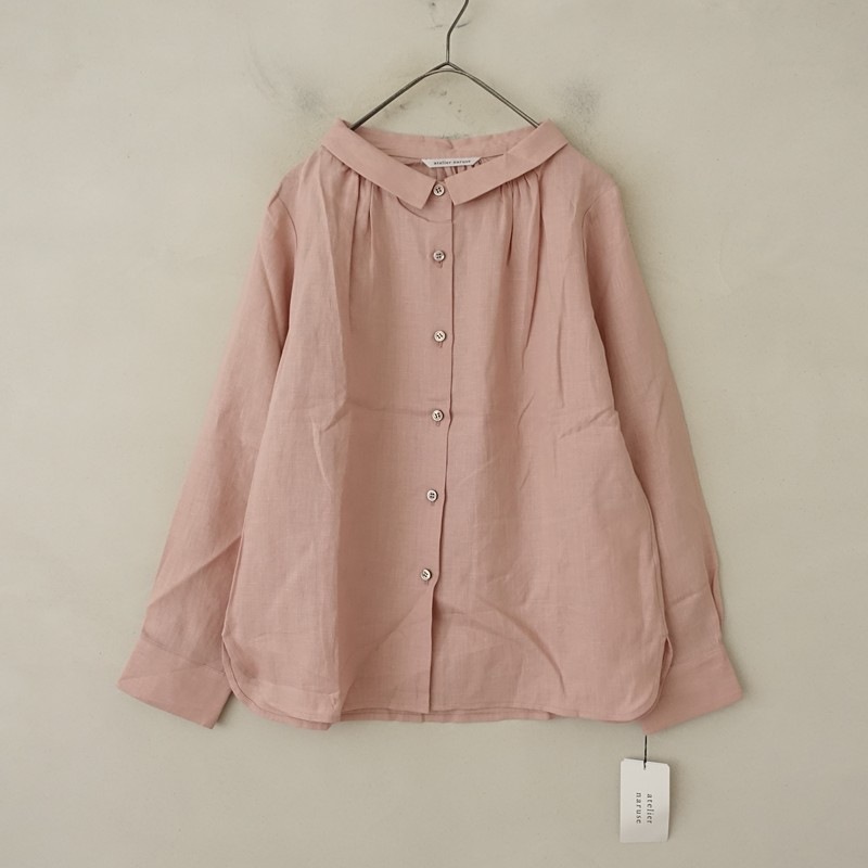 atelier naruse　リネンスタンドオフカラーブラウス atelier naruse リネンスタンドオフカラーブラウス