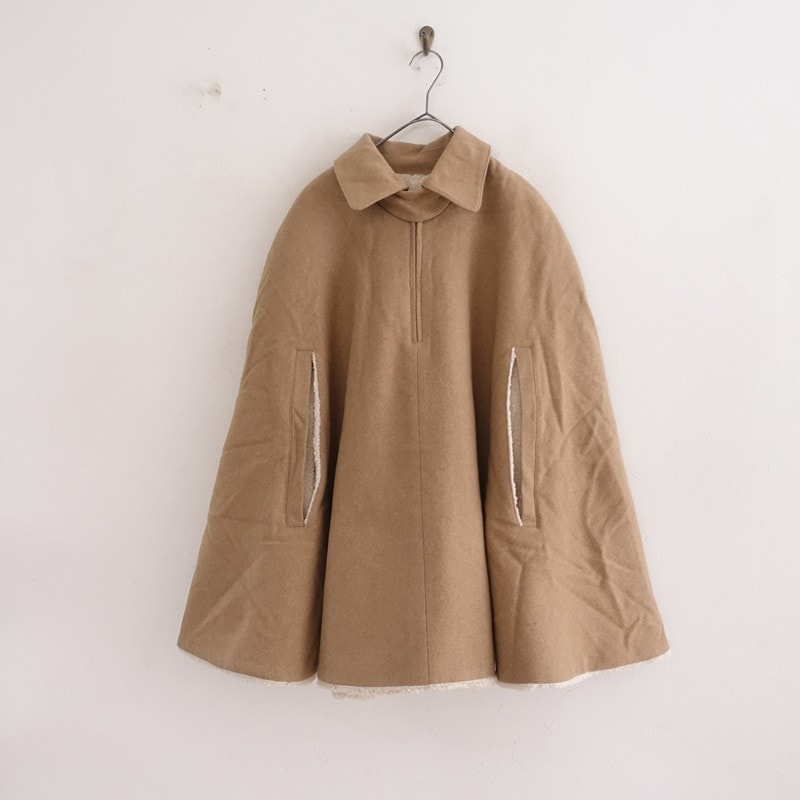 定価5.2万】クラネ CLANE リバーシブルボアミリタリーケープコート 1