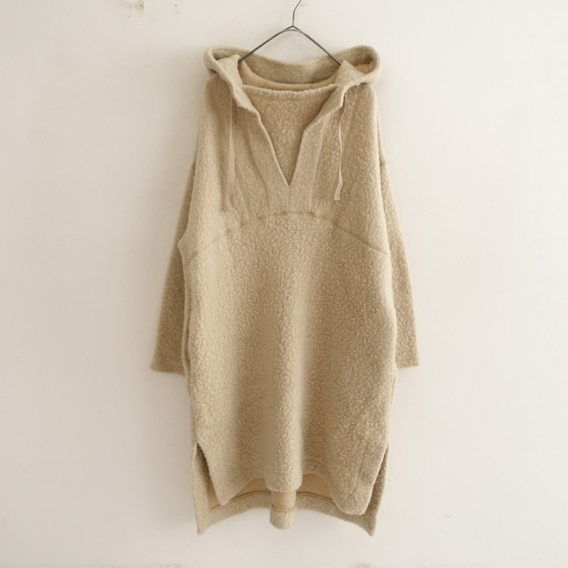ネストローブ nest Robe ウールコットンボアスウェットチュニック