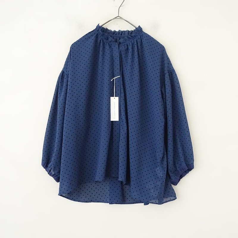 〈新品未使用〉イチアンティークス 長袖ブラウス フリーサイズ 1000934-01.jpg