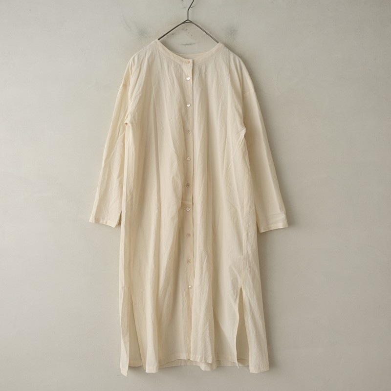 美品/定価2万】アトリエナルセ atelier naruse cotton boyle long