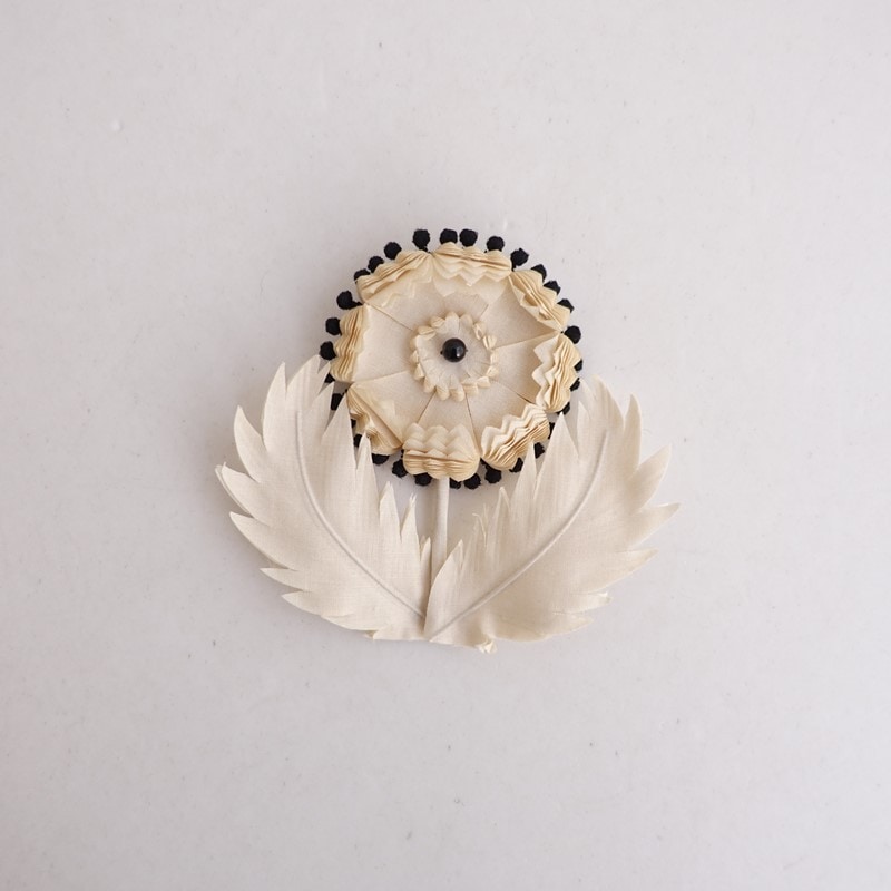 専用 ⑤58ミナペルホネン ハンドメイド ブローチアクセサリー ミナペルホネンハンドメイドブローチ