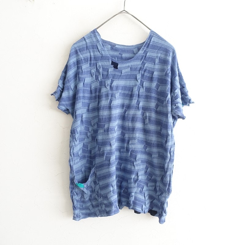 ヨーガンレール JURGEN LEHL コットン立体デザインショートスリーブ