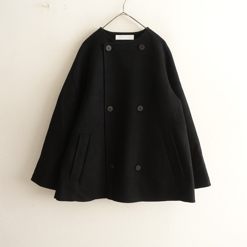 定価9.4万】ギャルリーヴィー GALERIE VIE ウールダブルフェイスカラー