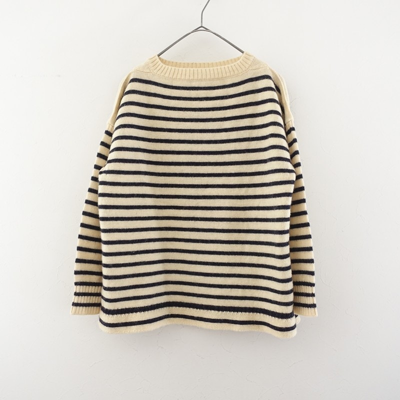 ルトリコチュール　ウールガンジーセーター　ニット　ボーダー　50 楽天市場】【SALE！50%OFF】ル トリコチュール Le Tricoteur ガンジー