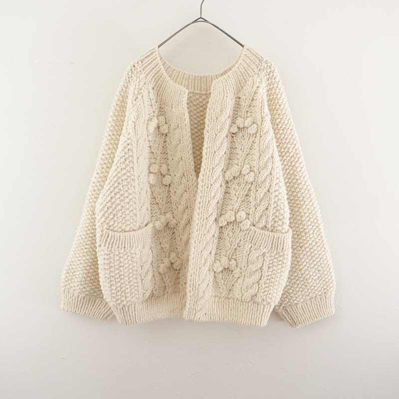 2024/定価3.8万】ネストローブ nest Robe ペルーボッブルニット