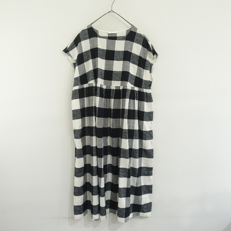 定価3.6万】ミディアム -M- medium ブロックチェックワンピースMia
