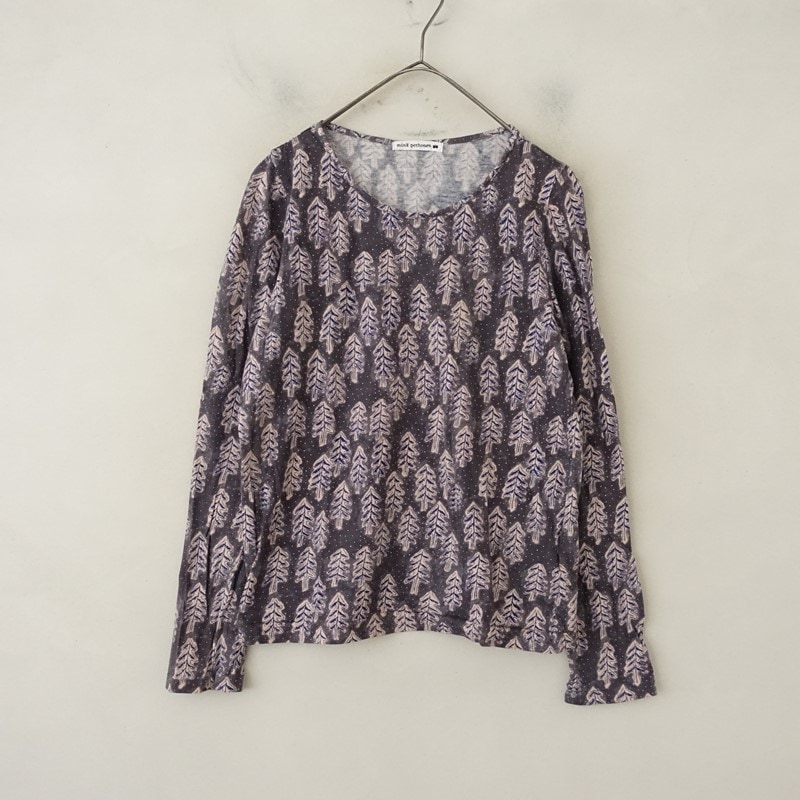 ダニエラグレジス DANIELA GREGIS コットン切替ギャザーブラウス F