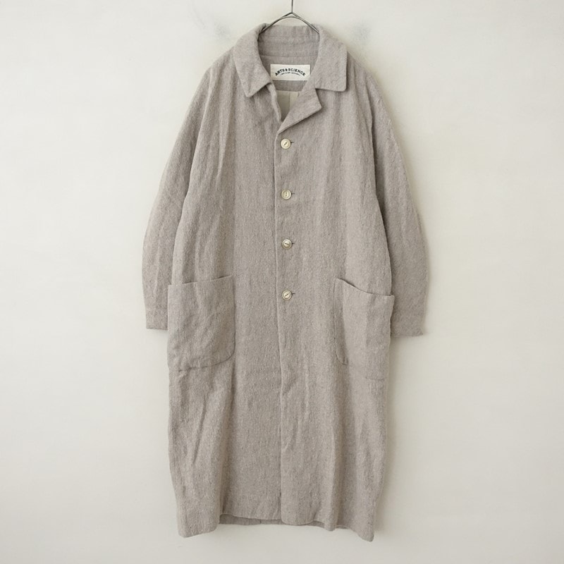 アーツ&サイエンス ARTS&SCIENCE リネンロングコート 1 (jk33-2506-658