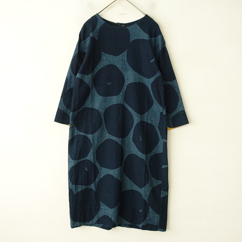 「専用」minaperhonen ワンピース　38 ミナペルホネン mina perhonen skip 刺繍コットンワンピース 38 (1