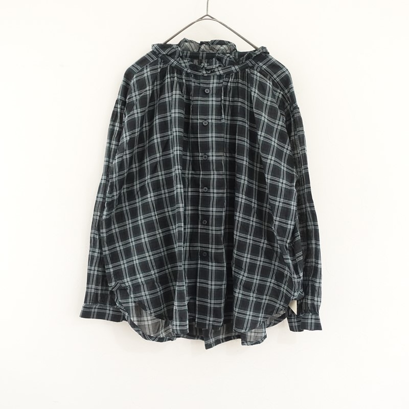 パラスパレス Pal'las Palace コットンボタニカル柄ブラウス M (27