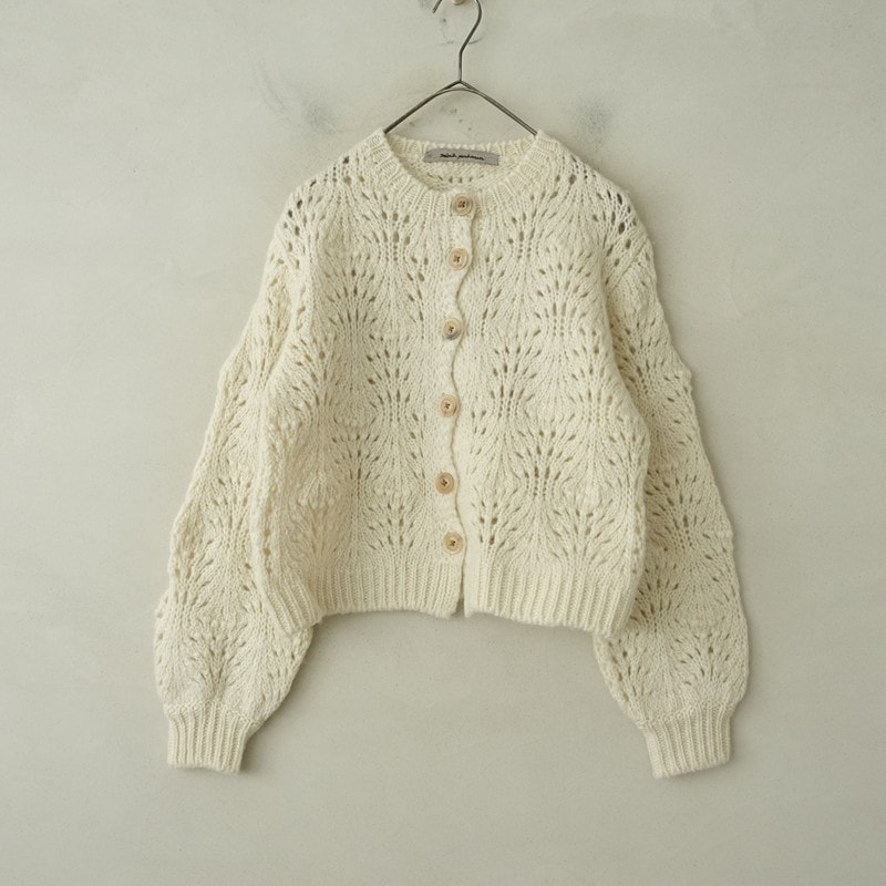 23AW/定価6.6万】ミナペルホネン mina perhonen boccioloウール透かし